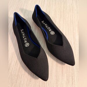 Rothy's Black Women's The Pointe Flats 8.5